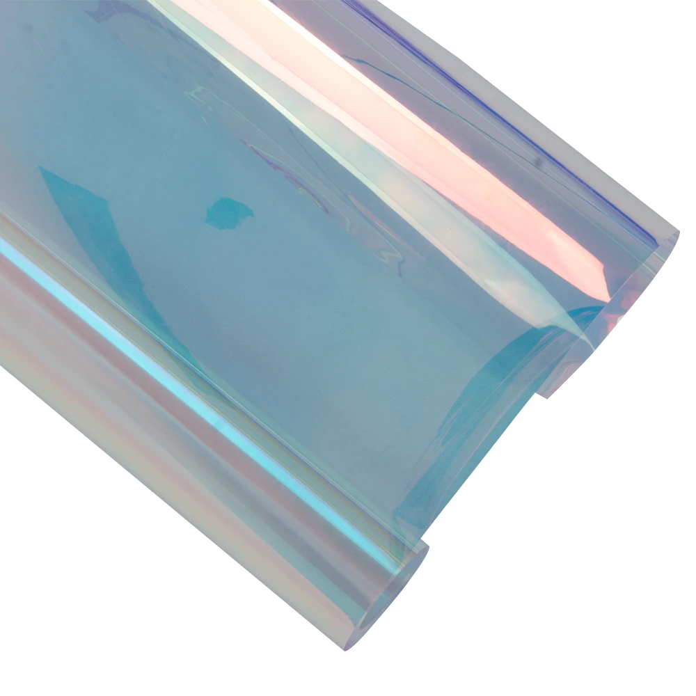 

HOHOFILM Rainbow window Film Iridescent glass stickers color changing film for home restaurant self adhesive Sticker Customized