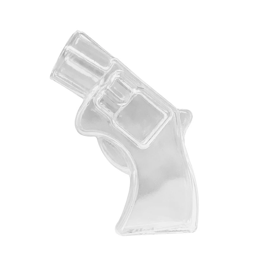Необычный, прозрачный револьвер стеклянная рюмка в форме пистолета Водка Виски духов стопка чашка для питья вина