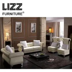 Мебель для гостиниц высокое качество секционная кнопку Set Tutfed диване с нержавеющей украшения