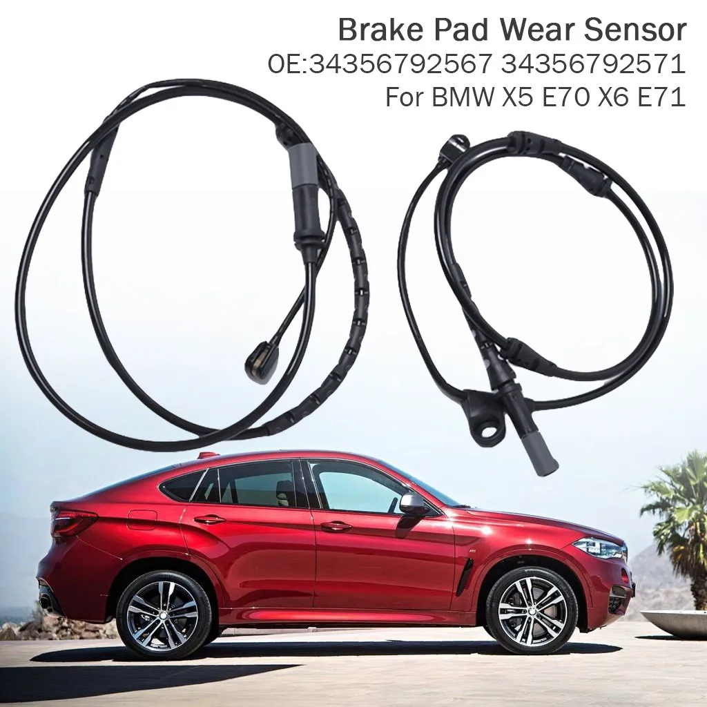 

New Front and Rear Brake Pad Wear Sensor Kit for BMW X5 E70 X6 E71 OEM 34356792567 34356792571 sell like hot cakes Durable 8Z