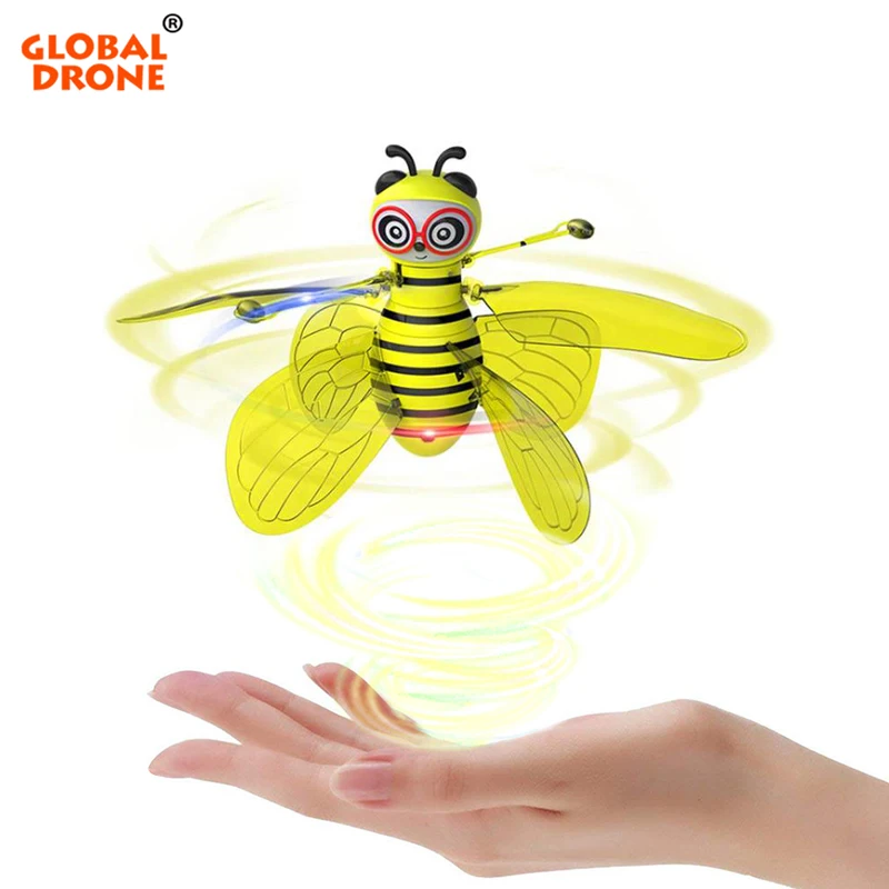 Мини-Дрон, индукционный пчелиный НЛО, сказочный самолет для детей, дропшиппинг, Радиоуправляемый вертолет, Квадрокоптер, летающий мяч, игрушки для мальчиков и девочек, Juguetes