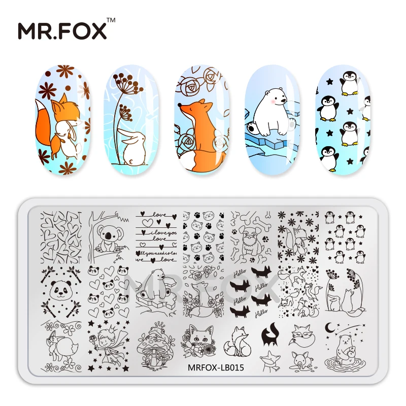 

1pc 6.5x12.5cm Nail Stamping Plates Beauty Girls Flowers Animals Pattern DIY Design Steel Stamp Template Nail Polish Stencils