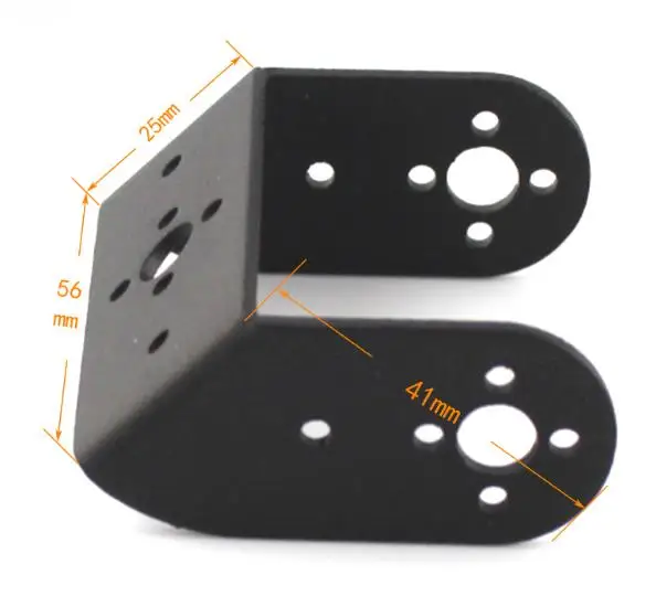 

U Type Standard Rudder Bracket Oblique Holder Aluminum Alloy DIY Models Manipulator Accessories