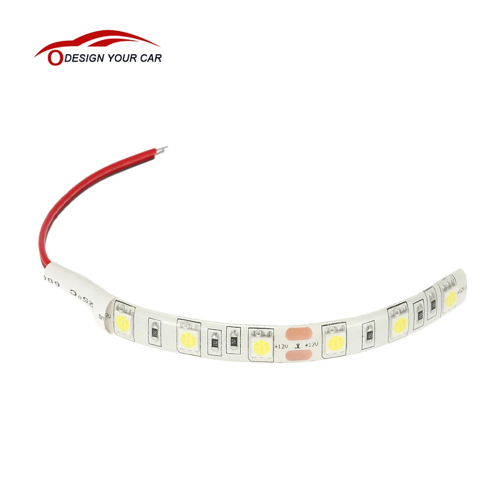 

Car Light Source 6LEDS 5050 Strip Light Car Motorcycle Waterproof Flexible Strip Light Good Sticker with Tape Aluminum Plate