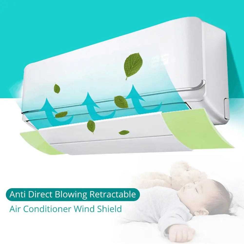 

Anti direct blowing retractable air conditioner wind shield cold air conditioner wind deflector baffle