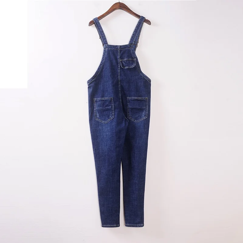 Bib Bj3015 Mid Students Spring Waist Jeans Trousers Free Overalls Ankle Pants Shipping 2019 Scratched New Pencil Thin length Girls Pxx6UqEv
