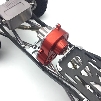 

1PCS SCX10 Climbing Car Gearbox Full Enclosed Metal Medium Gear Box for Rock Crawler RC Frame Upgrade Accessories