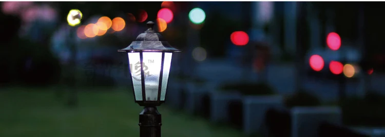 Газонная лампа Светодиодная уличная Водонепроницаемая вилла сад Европейский сад газонный светильник домашний пейзаж уличная лампа аварийный свет