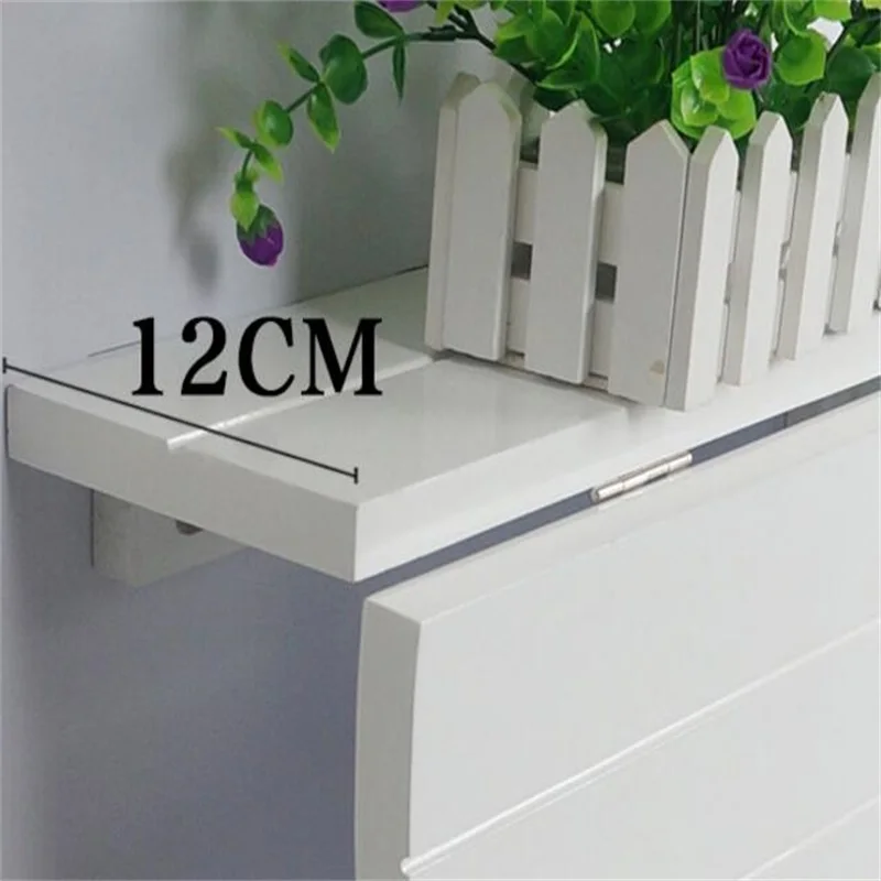 80*40CM Modern Wall Mount Dining Table Solid Wood Folding Table Wall Hanging Garden Table