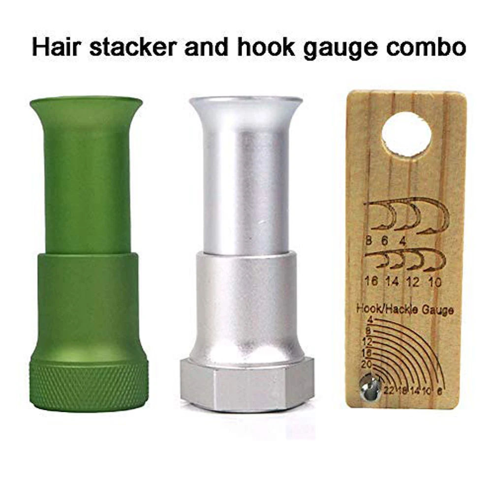 Aventik Hair Stacker Fishing Fly Tying Accessory Brass Fishing Tackle 