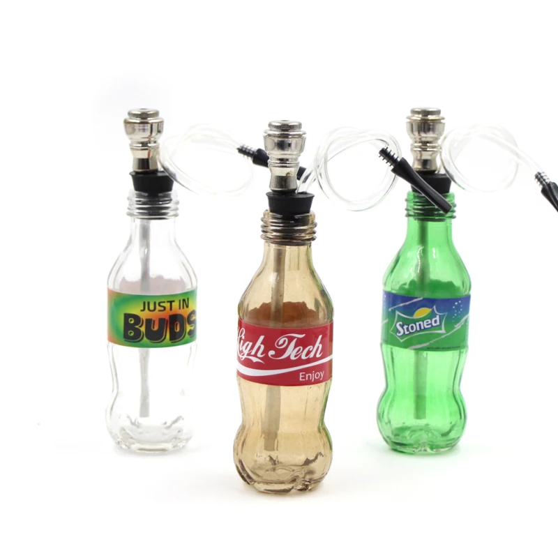 

Creative glass bottles shisha glass pipe, smoking weed, water filtration chicha -, smoking a pipe, free shipping