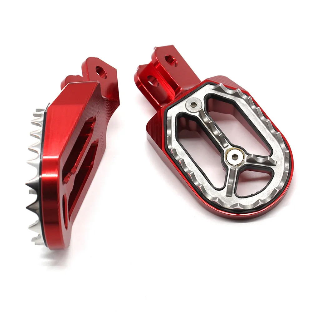 Aluminum CNC Motocross Dirt Pit Bike Foot Peg Pedal Footpegs Footrest For Honda CRF230 CRF230F CRF 230 2003 - 2017 2004 2005
