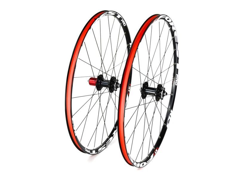 Excellent RT Bike Wheel 26 Inch & 27.5 Inch Mountain Bike Wheels Aluminum Alloy 24 Hole Bearing Hub Bicycle Wheel For shimano 7-11 Speed 4