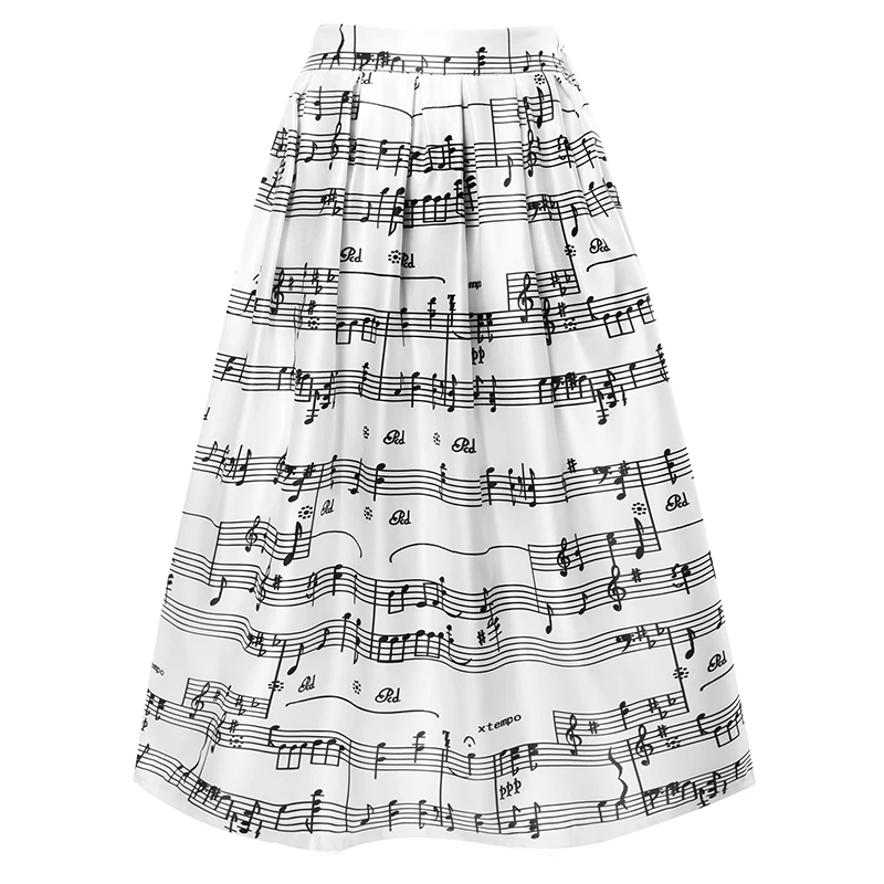 Music Note Fashion Skirt