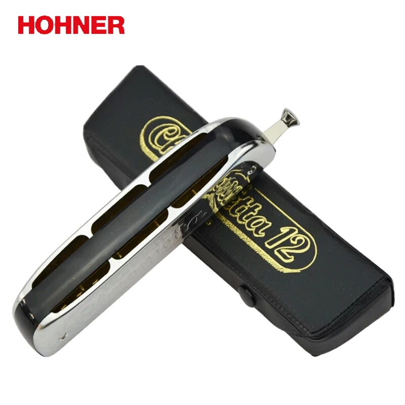 Hohner 255 Chrometta 12 отверстий Хроматические 12 гармоник, Ключ C Major