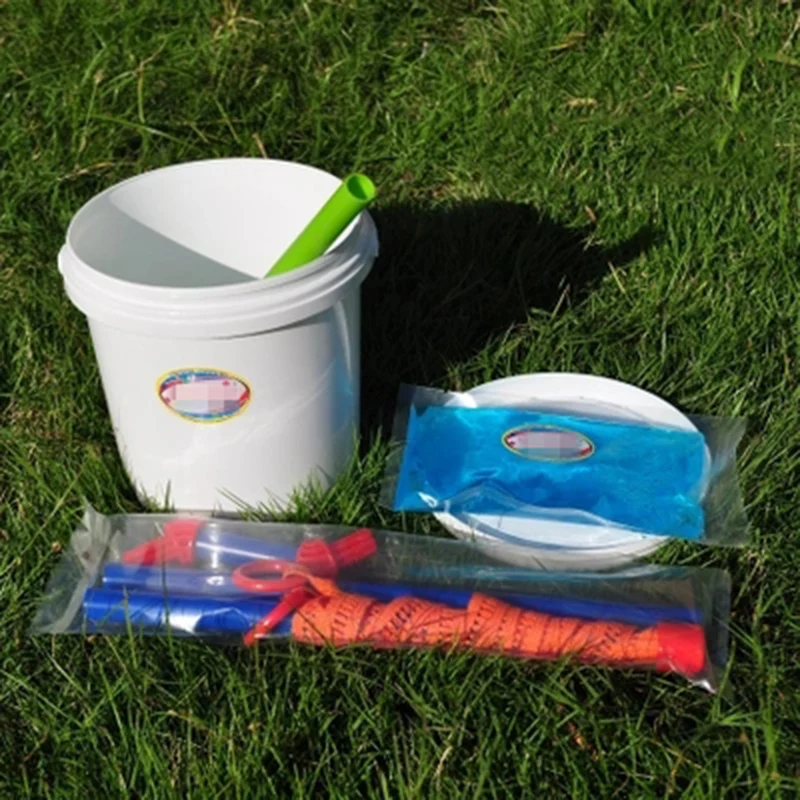 

New Magic Professional Big Bubble Tool Kit Outdoor Sports Parent-child Game Blow Bubble Rings Show Giant Wand Bubble Show Props