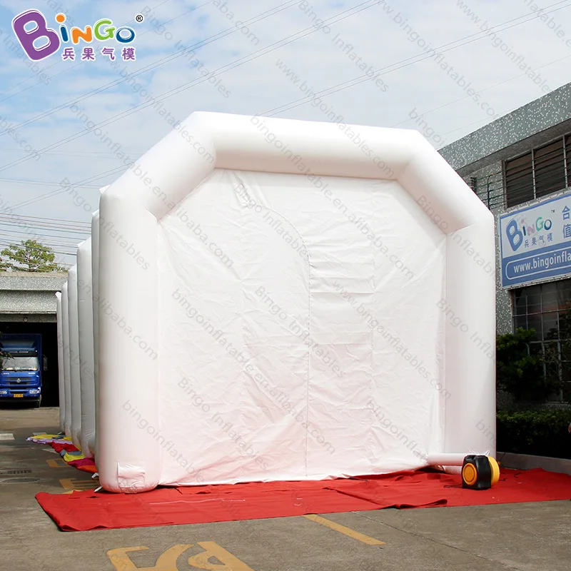  Personalized 15.6X6.1X5.3 meters white PVC inflatable truck spray booth / inflatable truck paint bo