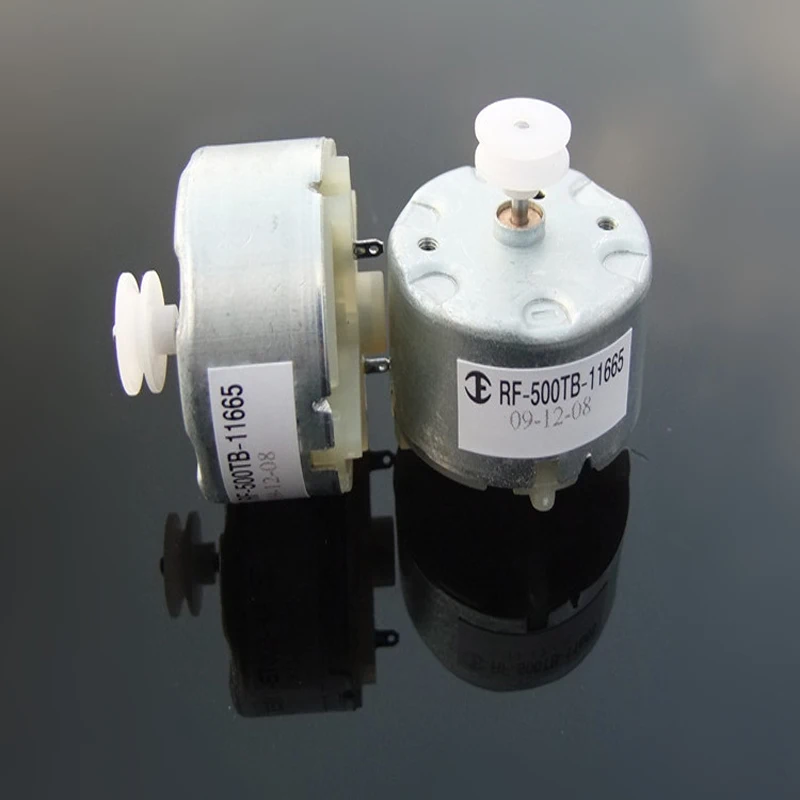 

New 500 DC motor 3-9V solar motor low pressure silent toy car bubble machine alarm light