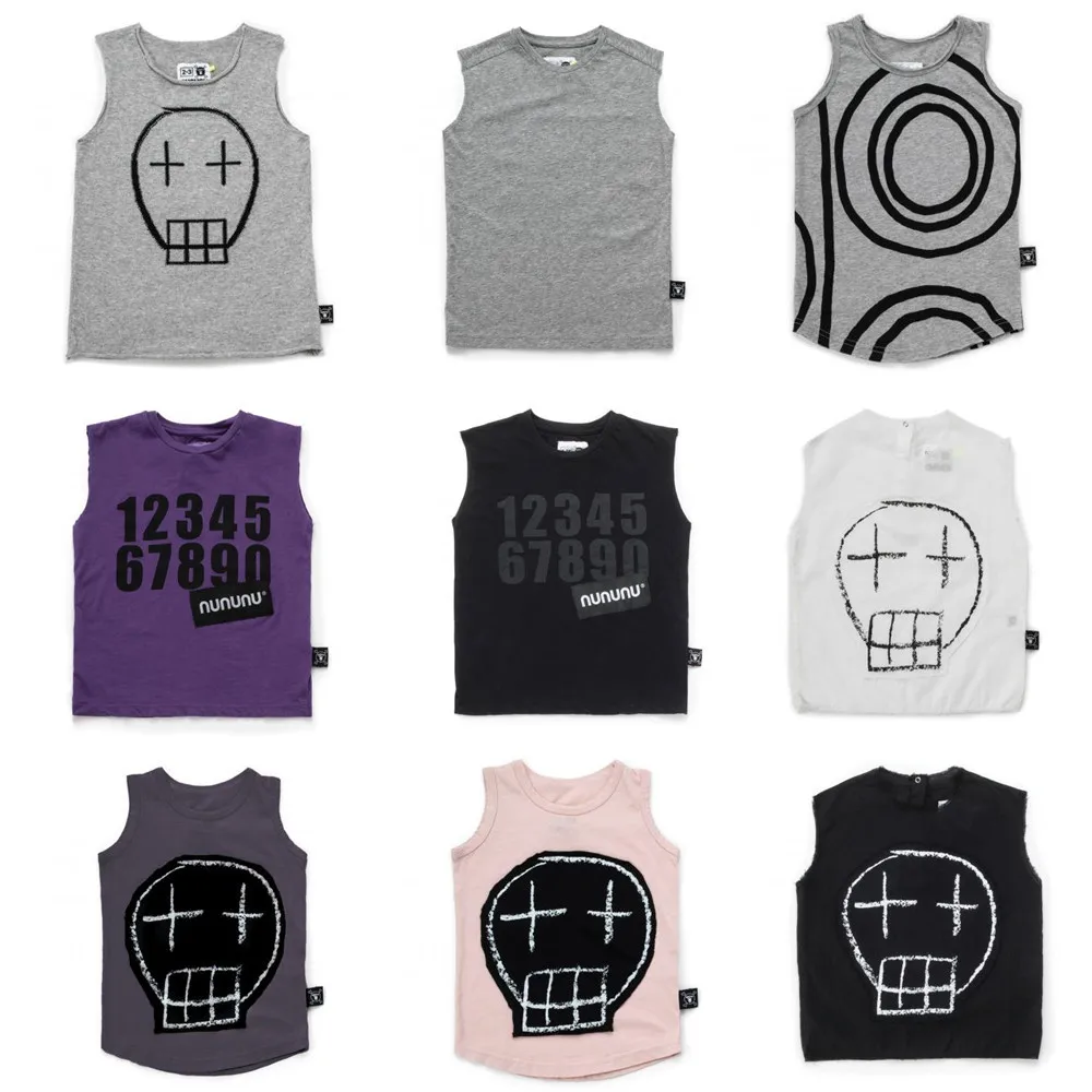 

TODDLER BOY CLOTHES KIDS SKULL T SHIRTS TANK TOPS TODDLER BABY VEST BABY CLOTHES THISRTS TOPS