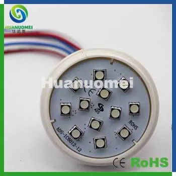 

New arrival 60mm rgb led pixel light for amusement rides led lamp SMD5050 colorful module