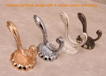 

High quality plated process metal rack hangers stacking shelf display racks vintage curtain& cloth hooks can mix color order