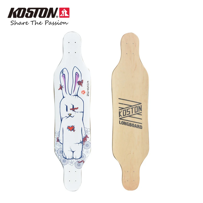 

Koston Professional Longboard Deck 41 Inch Carving Style Deck 8ply Canadian Maple Hot Air Pressed Board Cruising Skateboard Deck