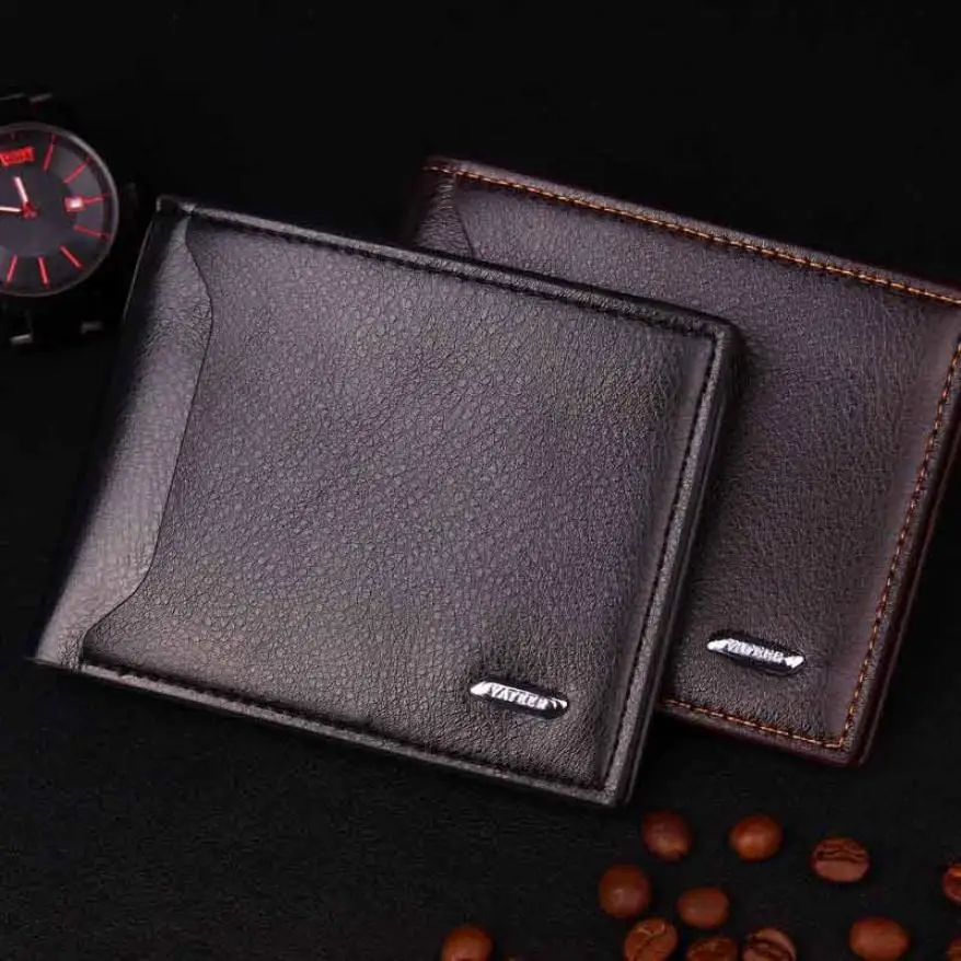 

2016 luxury designer Men Wallets High Quality Famous Brand Hasp Design Male Wallet Card Holder for Men's Purse Carteira