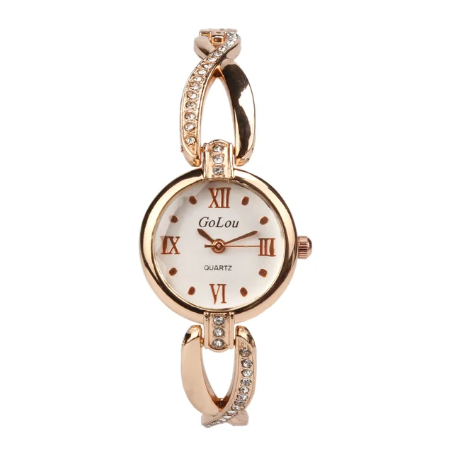 Hot Sale Roman Numeral rose gold bracelet watch Women Ladies Crystal dress Quart Hot Sale Roman Numeral rose gold bracelet watch Women Ladies Crystal dress Quart