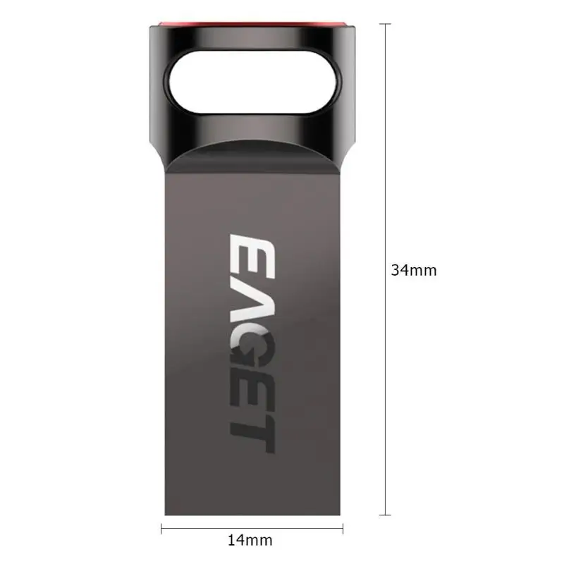 EAGET U81 Mini Metal USB3.0 Flash Drive 128GB 64GB 32GB 16GB High Speed Pendrive USB Flash Memory Stick Pen Drive Storage U Disk