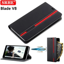 Zte Blade V8 Чехол zte Blade V8 Чехол Роскошный кожаный чехол для телефона чехол-подставка для zte Blade V8 V 8 BV0800 флип-чехол