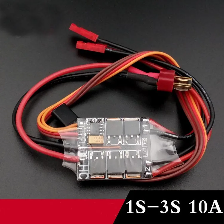 RC Tank Modified Accessories 1S-3S 10A Mini 2 Channels Bidirection Electrical Speed Controllers ESC with Mixed Control Function