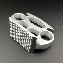 Heiße Neue aluminiumlegierung fleisch hammer handheld metall huhn rindfleisch steak hammer multifunktions küche fleischklopfer silber 110mm