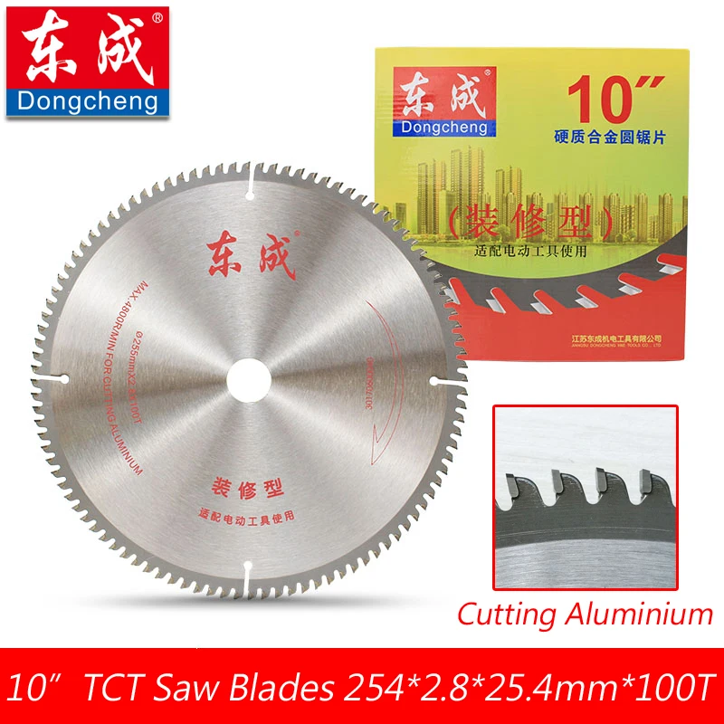 A + качество 10 &quot120 зубцов TCT циркулярная пила лезвия для резки алюминия 254*2 8*25 4 мм *