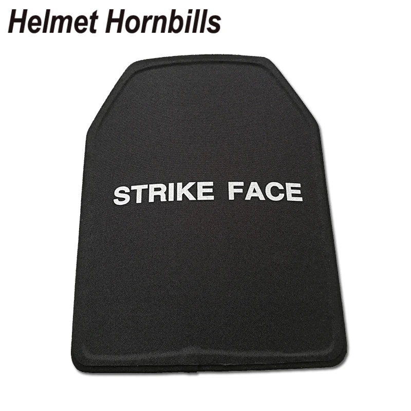 Helmet hornbills 2 шт./партия 11x14 дюймов UHMWPE NIJ уровень IIIA пуленепробиваемый панель/уровень 3A автономный корпус Броня Баллистические пластины