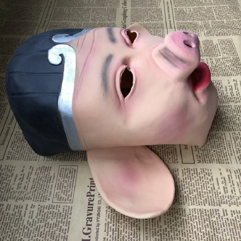 2019-Chinese-New-Year-Decorations-Pig-Mascot-Halloween-Scary-Villain-Joke-Latex-Adult-Pig-Mask (1)