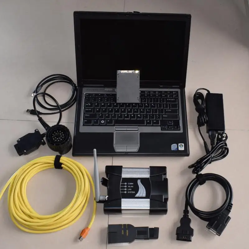  2019 für bmw scanner 3IN1 Wifi für bmw icom nächste diagnose mit laptop d630 4g mit software expert