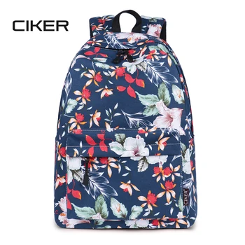 

CIKER Fashion Women Backpack Flower Printing Female Daily Laptop Rucksack Girls College Mochila School Bags For Teenage Daybags
