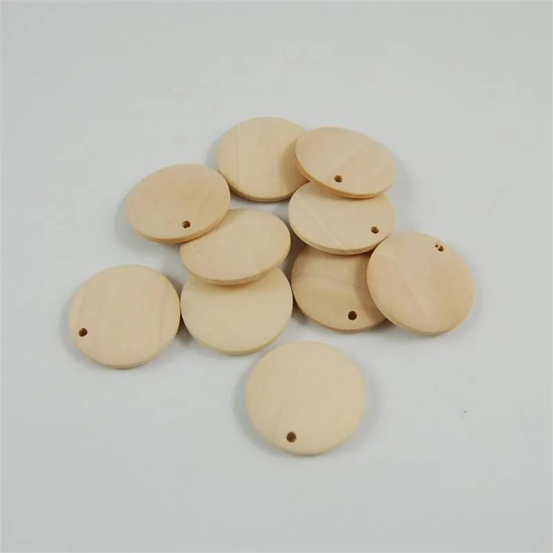 40MM WOODEN BEADS RED COLOUR ROUND WOOD CRAFT BEAD PACK 50psc