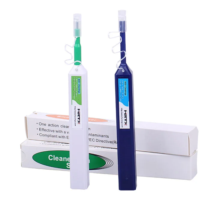 

LC/SC/FC/ST One-Click Cleaner Tool 1.25mm and 2.5mm Fiber Optic Cleaning Pen Universal Connector 800 Cleans Fiber Optic Cleaner