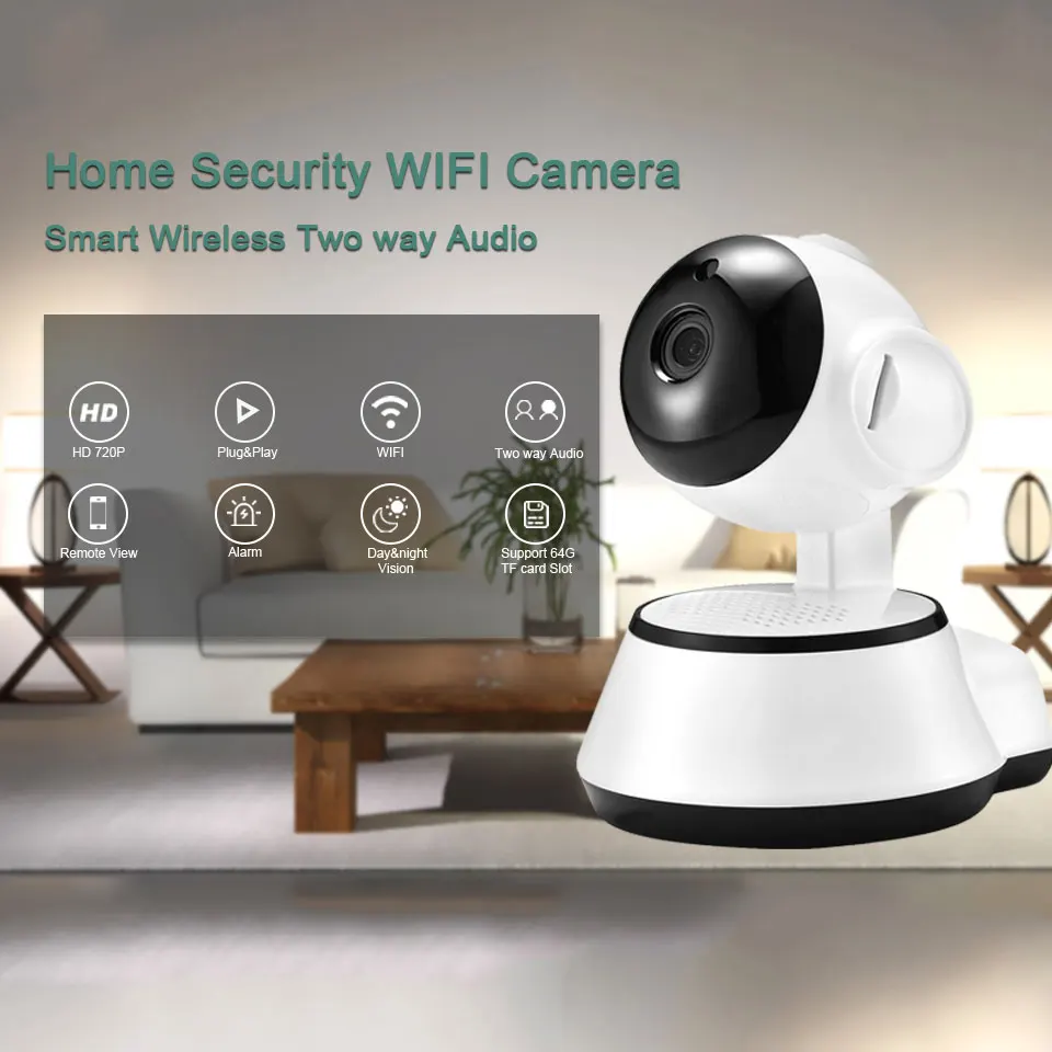 Беспроводная камера видеонаблюдения ANBIUX IP Wi Fi 1080P 720P аудио P2P ночное видение