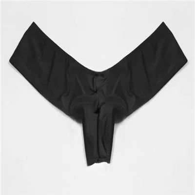 Плавки, v-образная форма, сексуальный купальник, для женщин, Бразильское бикини, нижняя часть, резинки, попа, стринги, танга, трусики, нижнее белье для пляжа, V130 - Цвет: Черный