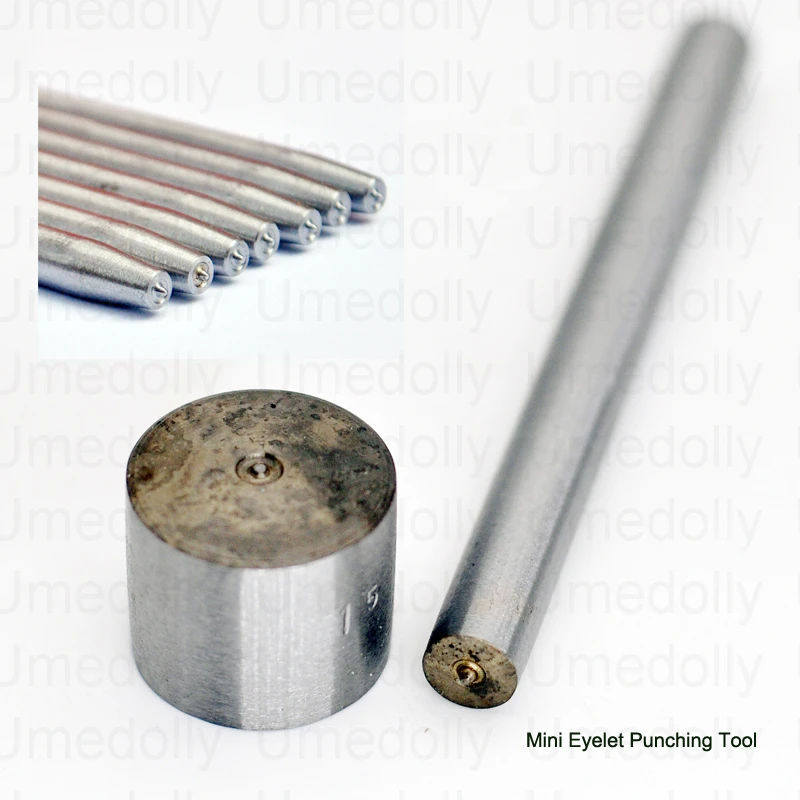 

Suitable for Inner Diameter 1mm 1.5mm 2mm Metal Garments Scrapbook Eyelet Installation Tools Punching DIY Doll Clothes Accessory