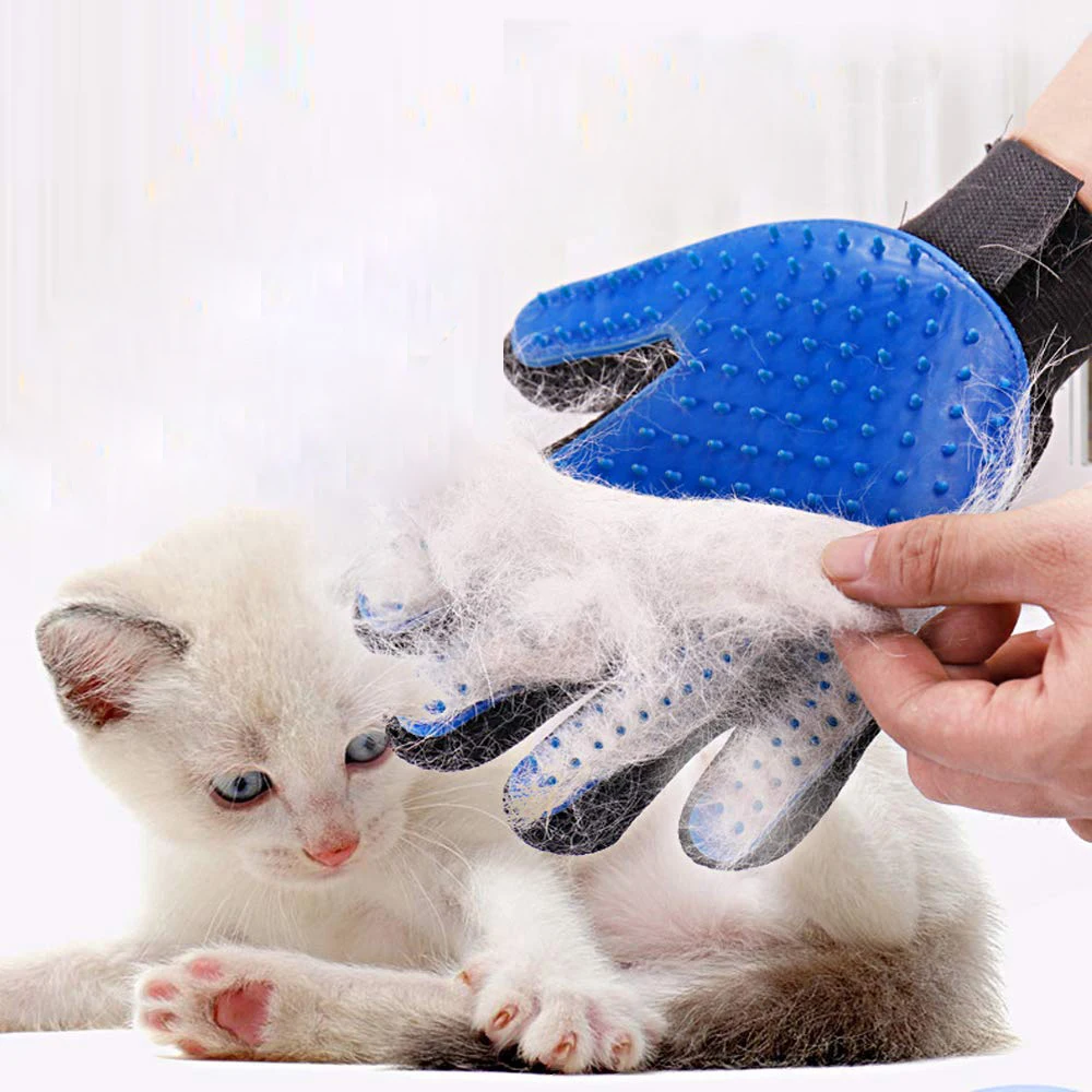Clean massage gloves hair removal brush comb cat beauty supplies font b pet b font clean