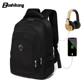 

Boshikang Teenager School Backpack Leisure Campus Daily Daypack Female&Male 15.6inch Laptop Bag Casual Business Backpack