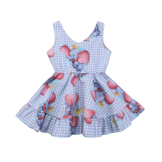 Kids Baby Girls Clothing Dresses Princess Animal Dumbo Dress