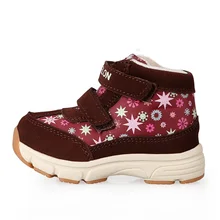 Hiver Bébé Enfants Neige Bottes Garçon et Filles Fond Mou Fonction Chaussures Véritable En Cuir Ajouter Laine Enfants En Bas Âge Chaussures