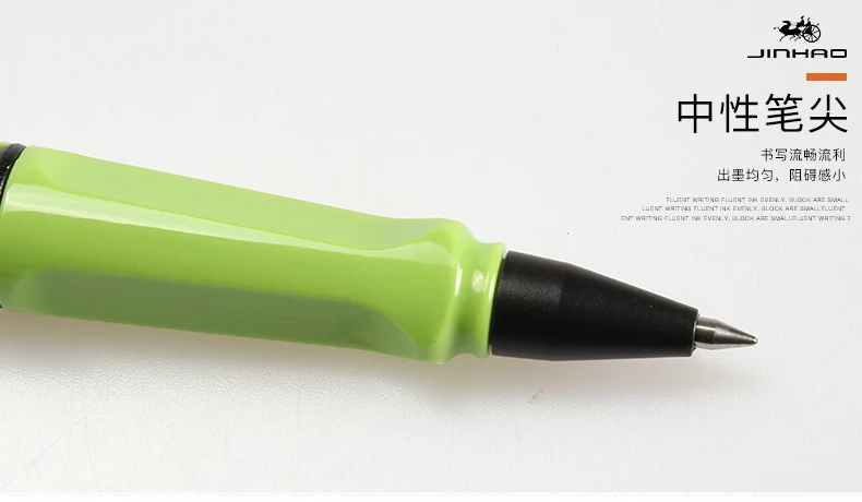 Jinhao 599A модные милые красочные гелевые ручки с 0,5 мм черный высококачественный рефил ABS гелевые подарочные ручки офисные принадлежности Школьные принадлежности