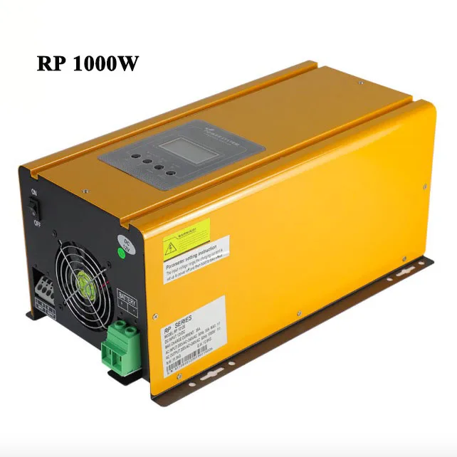 

New Model RP Series 12Vdc 1000W off grid DC to AC power pure sine wave inverter with battery charger UPS Low Frequency Inverter