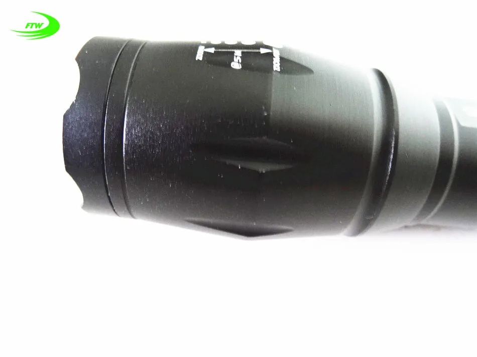 Sale high-quality Black 2000LM Waterproof LED Flashlight 3 Modes Zoomable LED Torch lamp flashlights bicycle parts FL0901 3