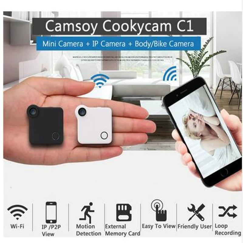 Smarcent Mini DV HD 720P WI-FI IP и веб-камера видеокамера видео Recordering Multi Портативный камера